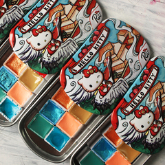 Estojo Hello Kitty garça - Garimpo - Pestilento Art
