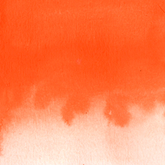 Laranja de cádmio (herculis) - aquarela de linha profissional