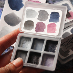 Estojo ''Inverno'' de tinta aquarela com 6 cores especiais na internet