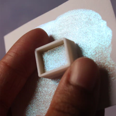 Júpiter (camaleão azul) - aquarela metalizada de linha profissional na internet