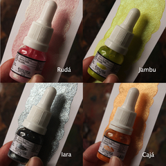 Kit aquarelas fluidas metalizadas especial de carnaval