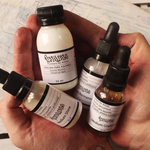 Kit Mediums para aquarela