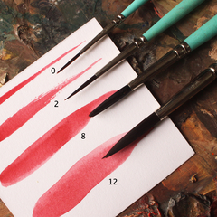 Kit com 4 pincéis Tíntoretto Prugna - cerdas sintéticas - comprar online