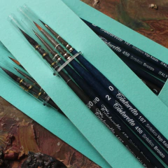 Kit Dettagli com 4 pincéis pincéis profissionais para pintura com aquarela - Tintoretto na internet