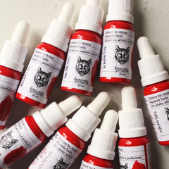 Aquarela fluida na cor Vermelho de Naphtol - tinta de linha profissional - comprar online
