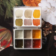 Estojo ''Outono'' de tinta aquarela com 6 cores especiais