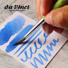 Pincel para aquarela da Vinci número 6 cerdas sintéticas - linha Fit Synthetics série 373 - comprar online