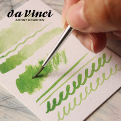 Pincel para aquarela da Vinci número 2 cerdas sintéticas - linha Fit Synthetics série 373 - comprar online