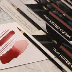 Pincel Kuretake Zig linha Menso tamanho pequeno