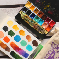 Travel Kit (kit de viagem) completo - aquarelas profissionais na internet
