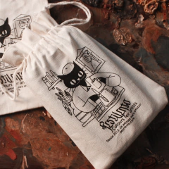 Saquinho algodão cru Pestilento - Ilustração Go Carvalho