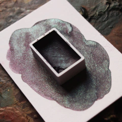 Salém (violeta com brilho verde) - aquarela oriental tipo gansai metalizada linha profissional - comprar online