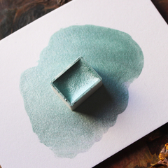 Verde perolado/metalizado (capim) - aquarela de linha profissional