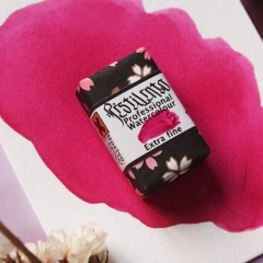 Tori (magenta) - aquarela oriental tipo gansai linha profissional