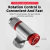 Bomba de bicicleta ROCKBROS cabeça inflável Mini bicicleta CO2 inflador CNC liga de alumínio portátil de ciclismo tampa de bomba de ar acessórios para bicicleta - comprar online