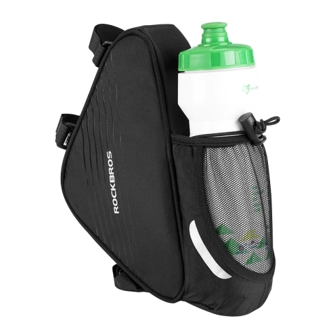 ROCKBROS Triangle Kettle Bag Bicycle Saddle Bag Top Tube Bike Phone Bag MTB Road Bike Side Opening Bag Cycling High Capacity Bag