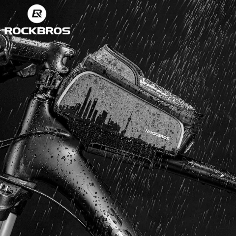 Mochila para telefone à prova d'água com tela sensível ao toque