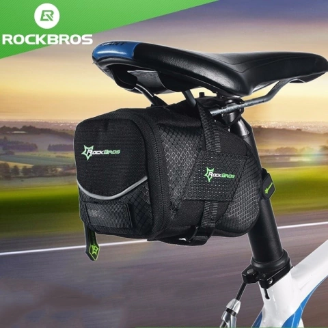 Mochila de náilon ROCKBROS com tampa dobrável