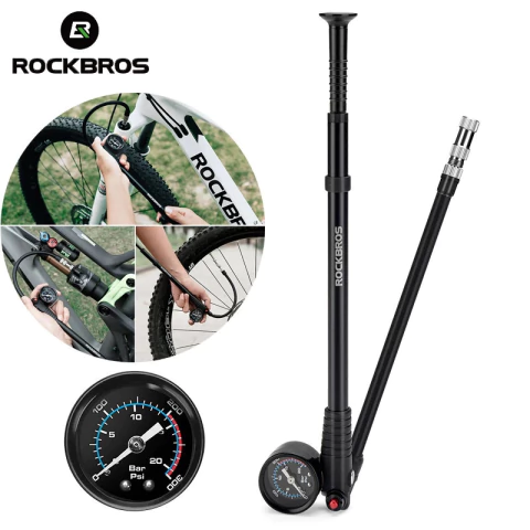 Bomba de Ar Portátil de Alta Pressão com Medidor 300PSI