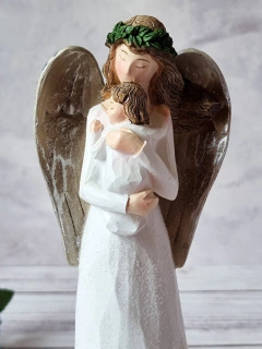 Mamãe Anjo - 25 cm (branco)