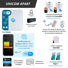 Kit de Alarma UNICOM APART WIFI - comprar online
