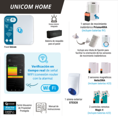 Kit de Alarma UNICOM HOME WIFI - comprar online
