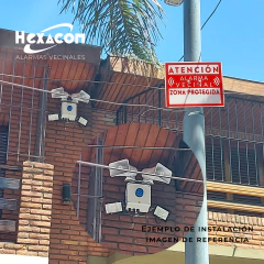 Imagen de KIT PRO Alarma vecinal hablada REVO400T EV