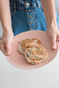 Hamburguesa de pollo y espinaca sin TACC