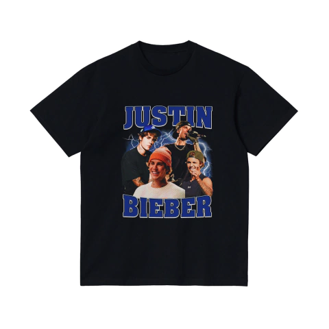 Remera Algodón Sin Género - Justin Bieber 001