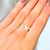 Anillo plateado Analia cubic