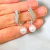 Aro plateado colgante Luz - comprar online