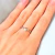 Anillo plateado corazón tramado