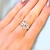 Anillo plateado corazón dinna