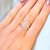 Anillo plateado Silvana