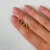 Aro mini dorado Galaxia Nanny strass