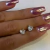 Aro mini Cuore Dorado Cubic Chico