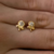 Aro Mini Girasol Con Strass