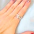 Anillo plateado Chunky Nudo