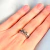 Anillo plateado Thalia
