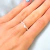 Anillo plateado Amara cubic