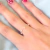 Anillo plateado flores divinas cubic