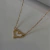 Conjunto Dorado Cuore Calado Cubic