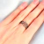 Anillo plateado forever