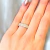 Anillo Vicky strass acero común