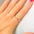 Anillo plateado Lucero torzado
