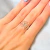 Anillo plateado Mariposa Dallas