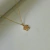 Conjunto dorado Flor Susana cubic