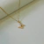 Conjunto dorado Mariposa Mayte cubic