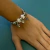 Brazalete Dijes Pandora Blanco Acero Común