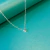 Conjunto plateado Corazón Britney cubic negro